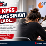 2026 KPSS ÖNLİSANS SINAVI BAŞLADI…