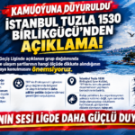İstanbul Tuzla 1530 Birlikgücü Spor Kulübü’nden grup dağılımına ilişkin açıklama